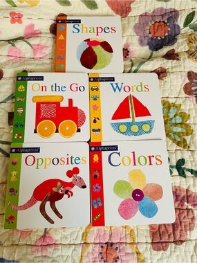 Colors and Shapes Board Book Set - Bright Multicolor Kids Toys